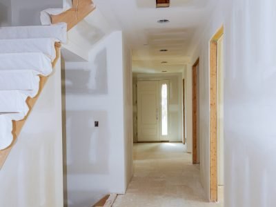 Renovation of finished Sheetrock in New Home Construction
